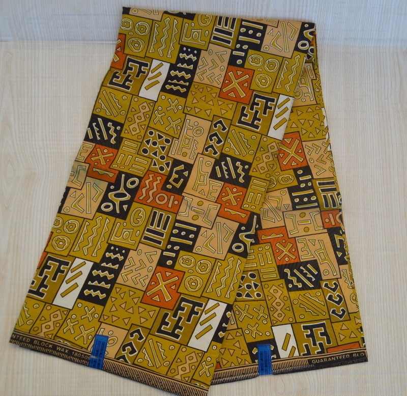 Bogolan Print Fabric Tribal Ankara Fabric African Print Fabric