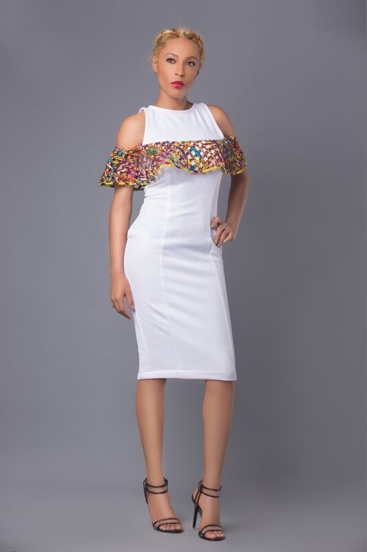 White Dress Size 28