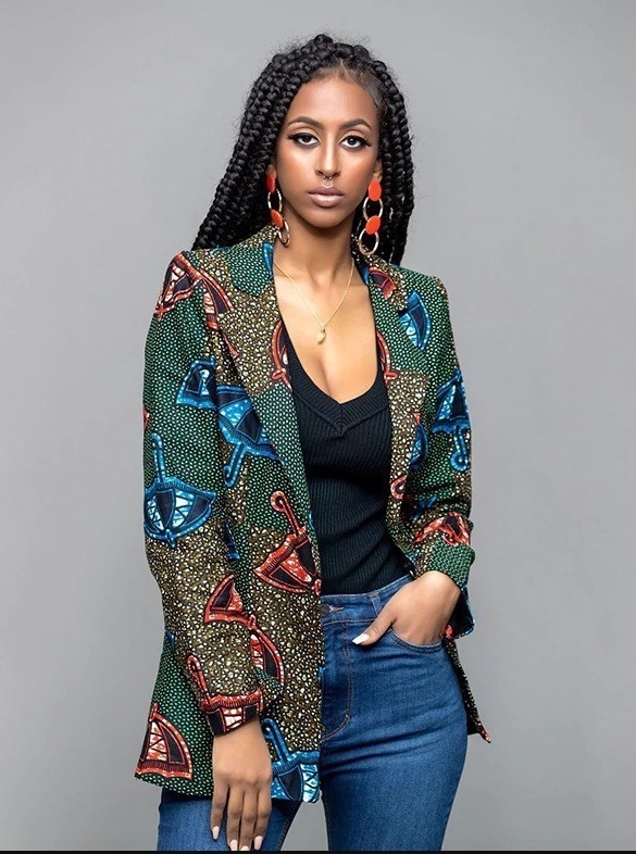 Veste Vêtement Ankara Femme Dashiki Wax Style Batik 2 AnRqvg