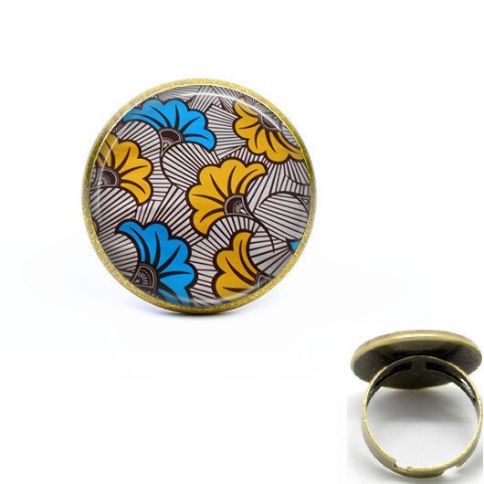 Loupe cabochon À faire soi-même photo pour Fleur Cabochon Bijoux Making Brass