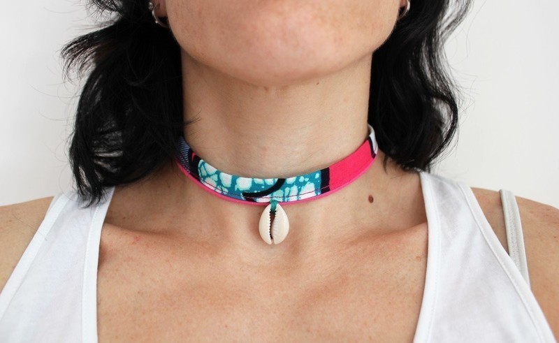 collier ras de cou en wax collier ras de cou en wax