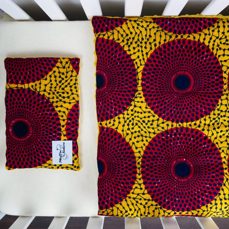 Kalisia Toddler African Ankara Minky Baby Blanket Amp Pillow